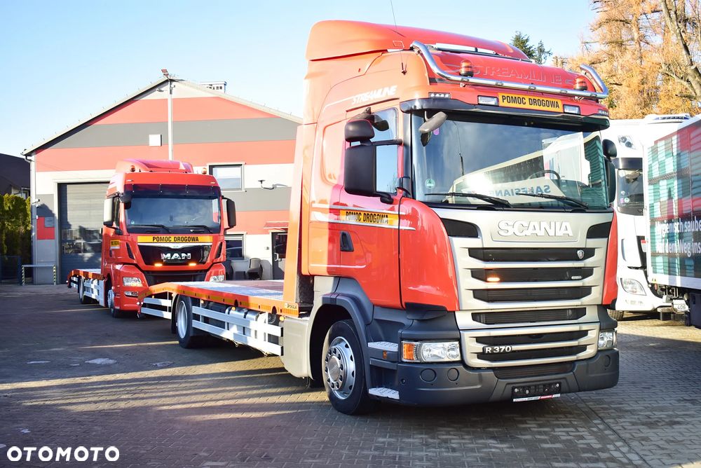 Scania R 370 / Autolaweta/ Pomoc drogowa/ Najazd 8.10m. / Wciągarka/ Sprowadzona z Niemiec ! - 6