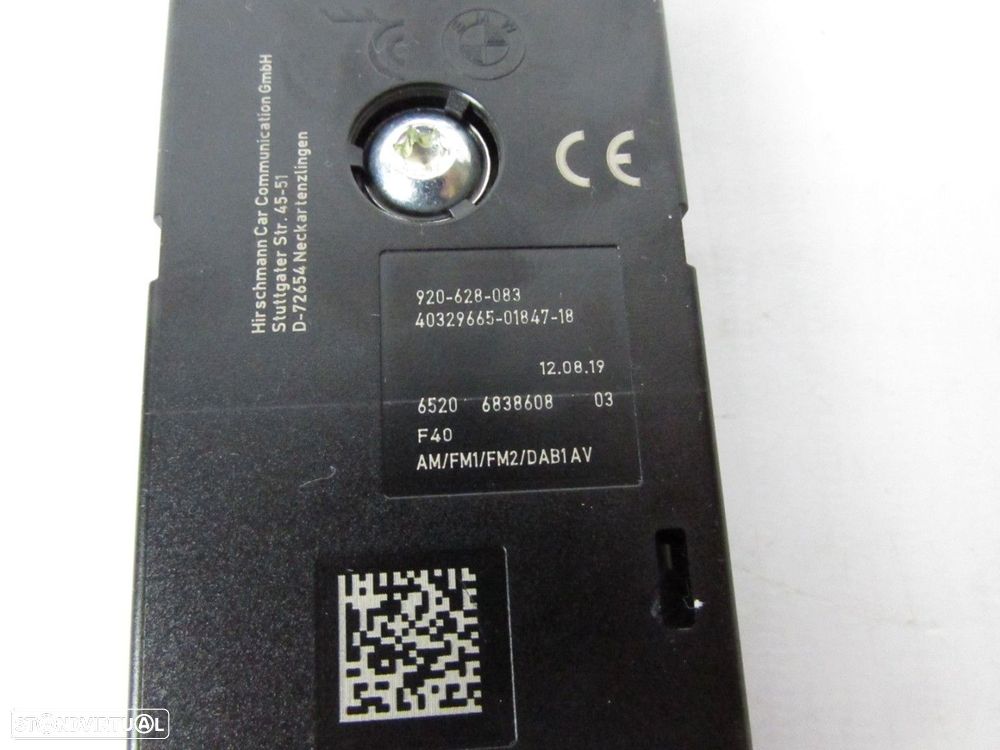 AMPLIFICADOR ANTENA Seminovo/ Original BMW 1 (F40)/BMW 2 Gran Coupe (F44) 652068... - 4
