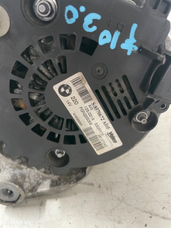 Alternator BMW 3.0 E6 N57 F10 F11 F01 F06 530 535 630 640 730 740 8570672 2011-2017 - 2