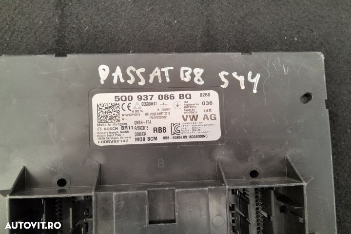 Calculator confort 5Q0937086BQ 5Q0937086BQ Volkswagen VW Passat B8 [2 - 2