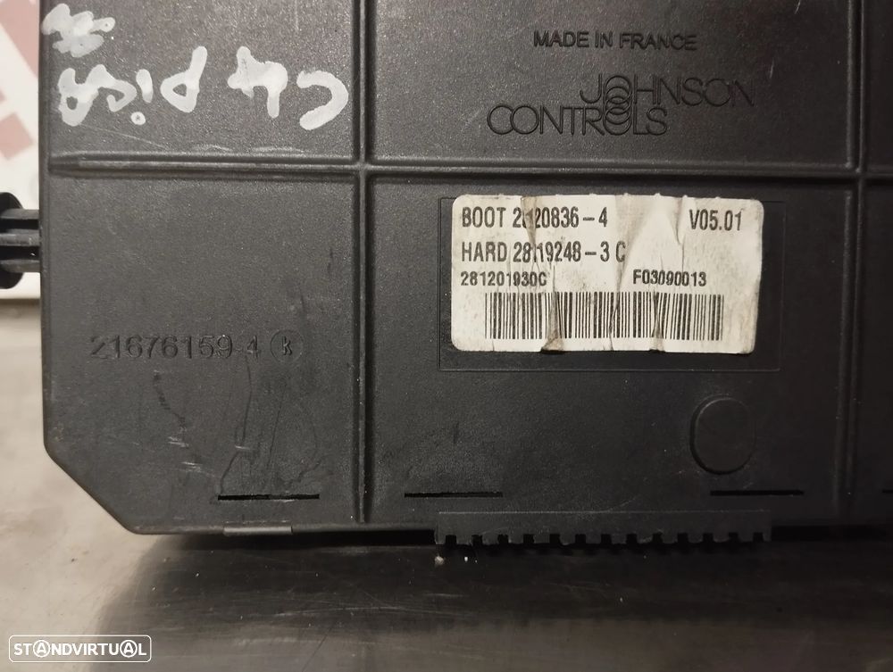 CAIXA DE FUSIVEIS / BSI CITROEN C4 / C5 / PEUGEOT 308 3008 REF. 9664059080 966405908001 - 4
