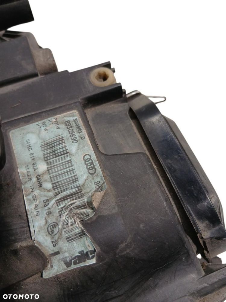 LAMPA LEWA PRZEDNIA PRZÓD AUDI A4 B6 89305690 - 3