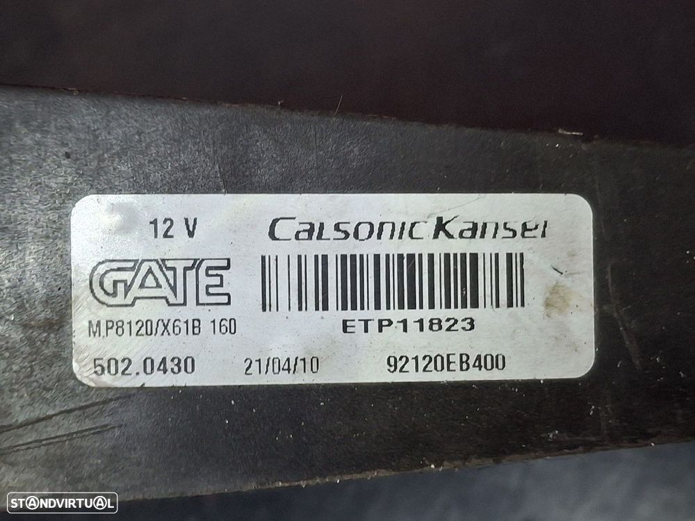 Termoventilador Nissan Np300 Navara Camião De Plataforma/Chassis (D40) - 2