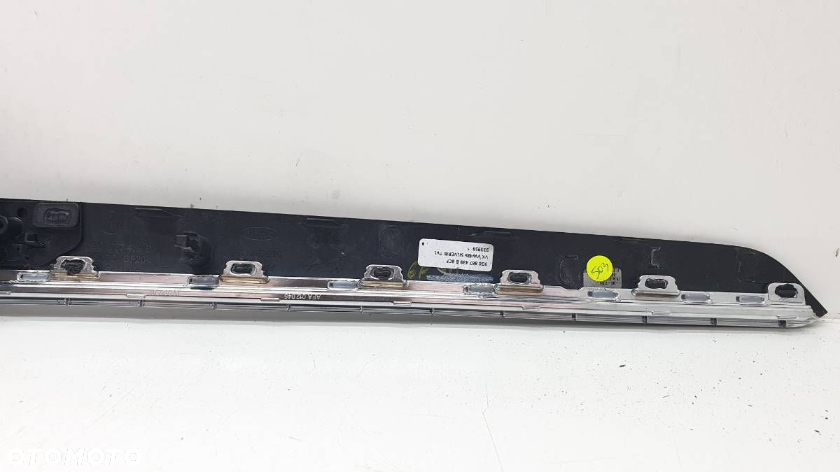 LISTWA DEKOR BOCZKA DRZWI PRZÓD LEWA DREWNO CHROM VW ARTEON 3G0867439B - 8