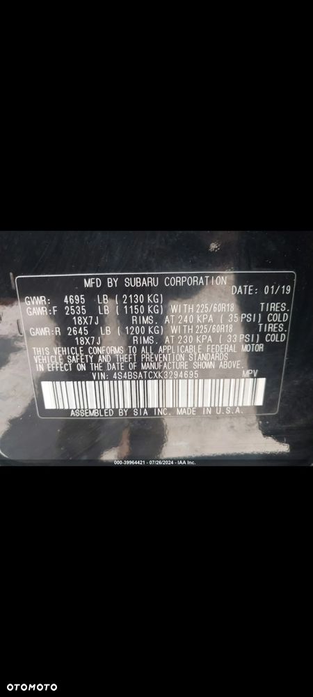 Subaru Outback 2.5i Exclusive (EyeSight) Lineartronic - 22