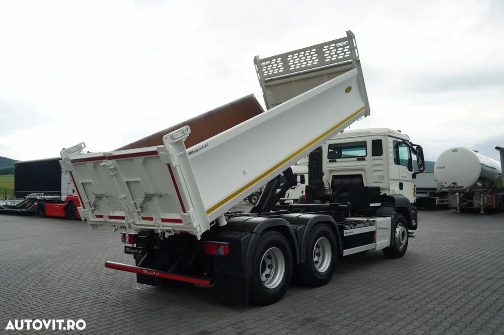 MAN TGS 26.400 / 6X4 / BASCULATOR DUBLĂ / HYDRODOLTA / AUTOMAT / EURO 6 - 4