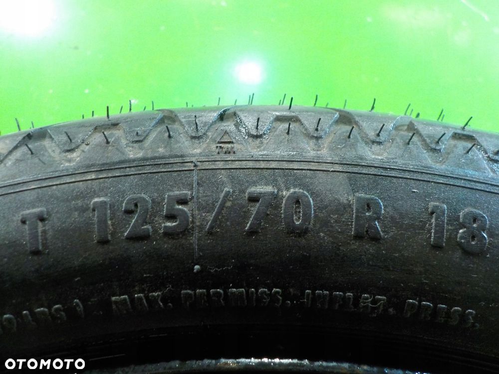 GOLF V A3 8P kolo dojazdowe 125/70/18 5x112 - 3