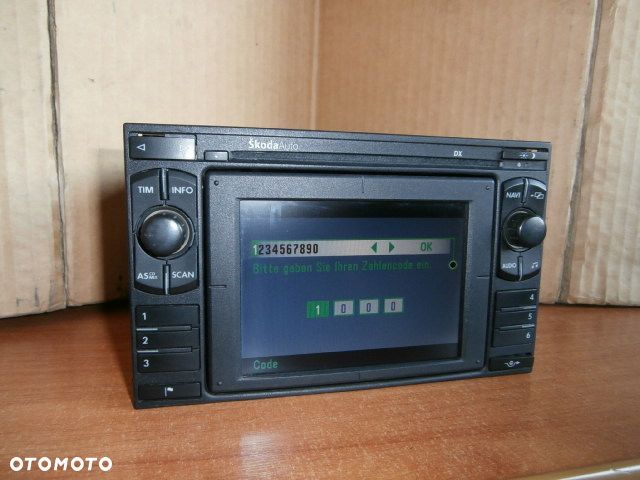 NAWIGACJA SKODA OCTAVIA I SUPERB 1U0035191B MFD KOD PIN KPL. PASSAT B5 GOLF IV BORA - 3