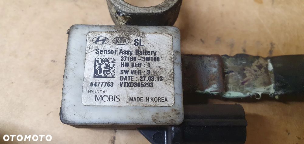 Klema minusowa akumulatora bezpiecznik Kia Sportage III 37180-3W100 - 7