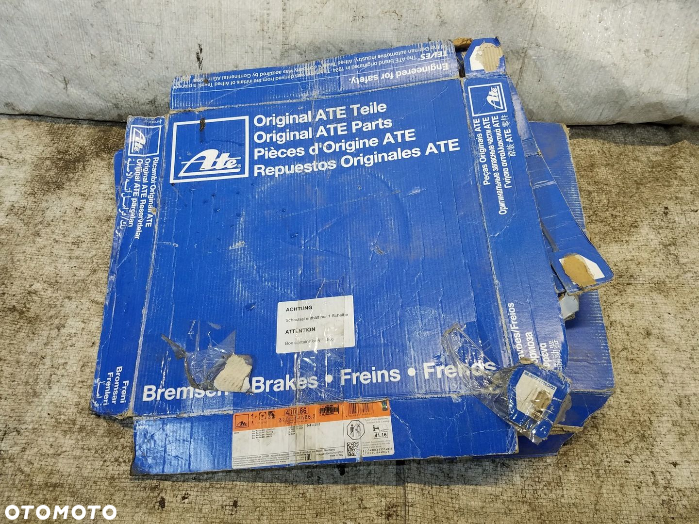 TARCZE HAMULCOWE PRZÓD BMW E60 E63 E64 24.0130-0186.2 - 8