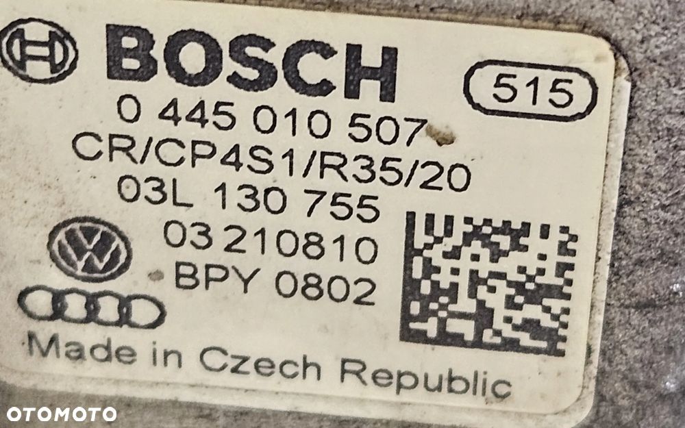 VW Passat B7 B8 Golf Seat Skoda 1.6 2.0 TDI pompa wtryskowa paliwa 0445010537 04L130755D 0445010507 03L130755 - 7