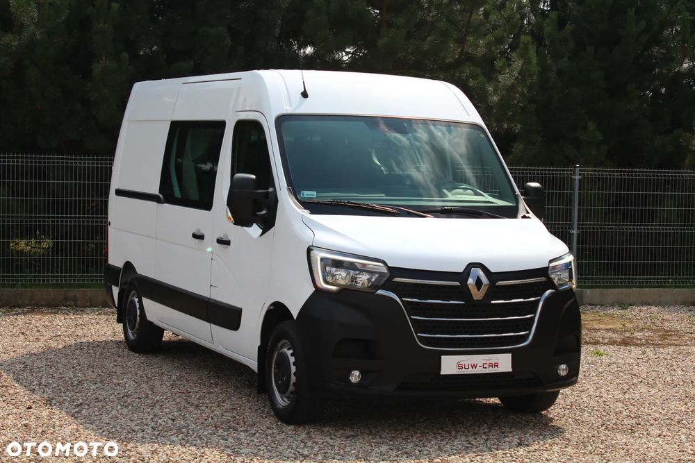 Renault Master L2H2 2.3dCi 135KM/ BRYGADÓWKA/DOKA 6-CIO OSOBOWA/ HAK/ KLIMA/ TEMPOMAT/ SALON POLSKA/ PIERWSZY WŁAŚCICIEL/ FV 23%/ BARDZO ZADBANY !!! - 3