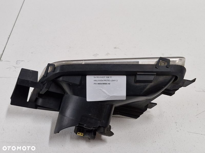 PEUGEOT 308 T7 HALOGEN PRZÓD LEWY 2 PIN 9680498680 - 7