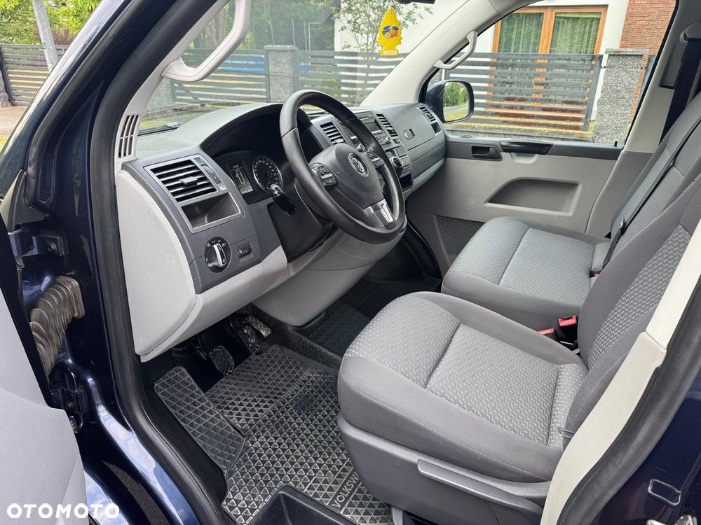 Volkswagen TRANSPORTER T5 L2H1 LIFT Długi Klima Elektryka Tempomat Furgon 3os. Rury Hak Pdc - 12