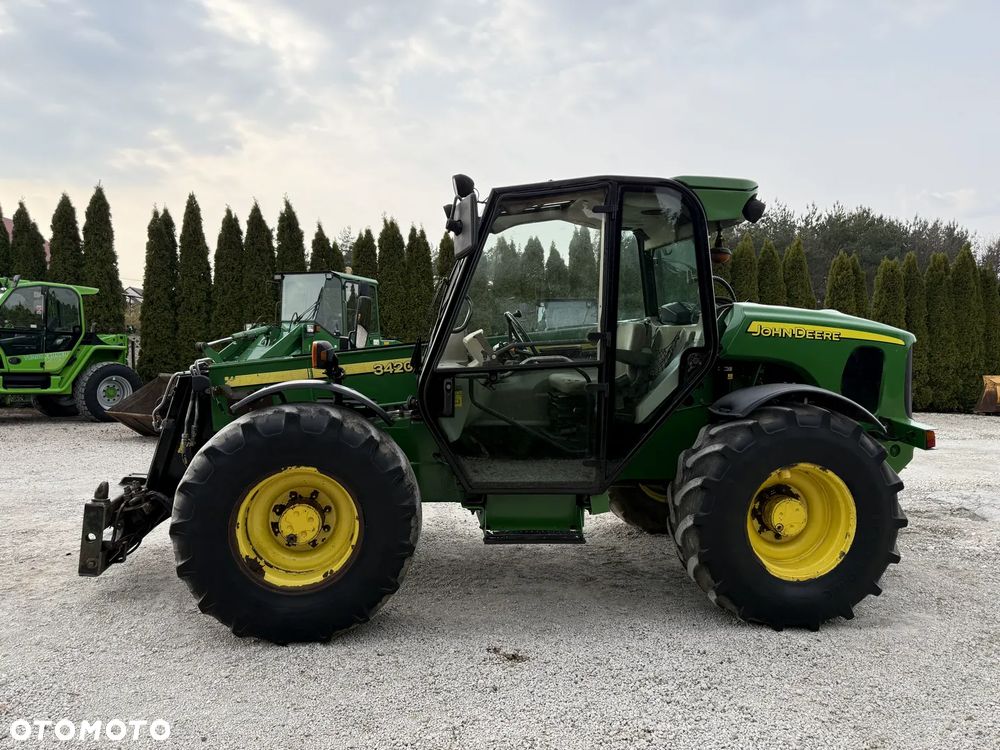 John Deere 3420 / TELESKOPOWA / 7 METRÓW / SZYBKA I MOCNA / BEZ DPF I ADBLUE / SPROWADZONA Z NIEMIEC / ŁADNIE UTRZYMANA / ORYGINAŁ / KLIMA / 33.7 26.6 42.7 38.7 531-70 532-70 735 741 634 3400 - 3