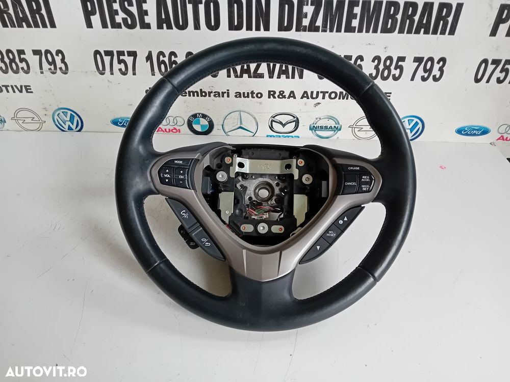 Volan Din Piele Cu Comenzi Honda Accord 2008-2013 Stare Buna - 3