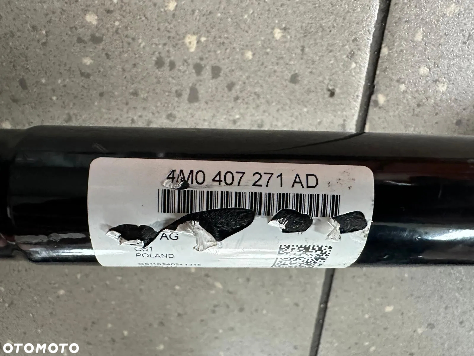 PÓŁOŚ 3.0 TDI AUDI Q7 Q8 4M0407271AD 4M0 407 271 AD GWARANCJA FV - 4