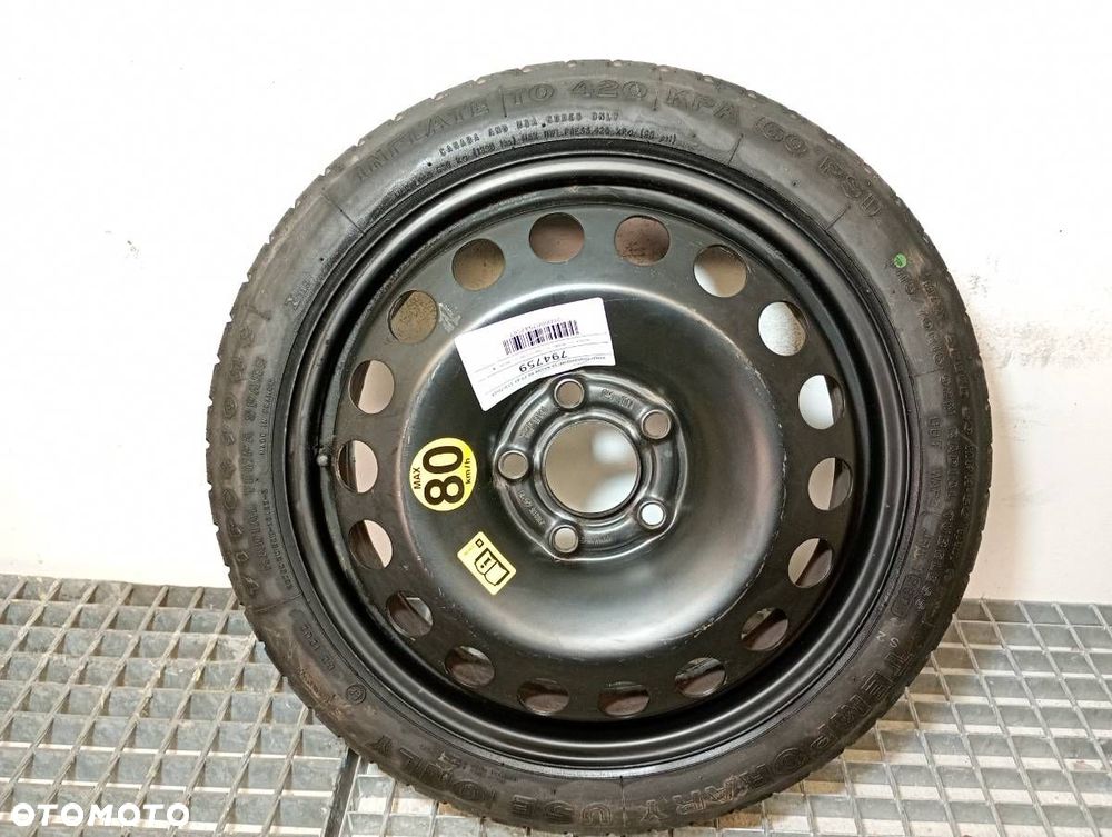 KOŁO DOJAZDOWE 15 5X108 65 ET 41 115/70/16 - 1