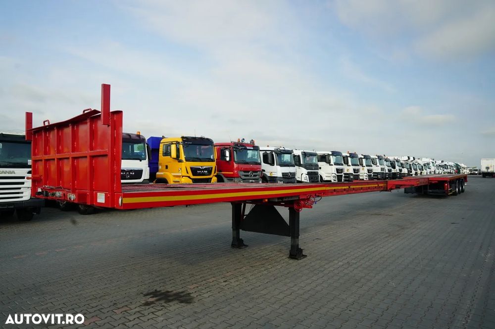 Faymonville REMORCA JOSĂ / SPZ-3AA / EXTENSIBILĂ / REMORCA AUTO / 29 M / AXE DE DIRECȚIE / - 3