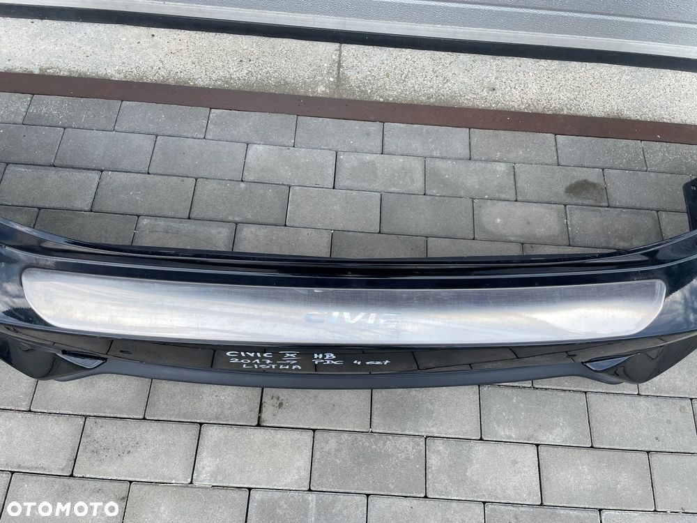 ZDERZAK TYLNY HONDA CIVIC X HB  2017--  PDC 4szt  listwa - 4