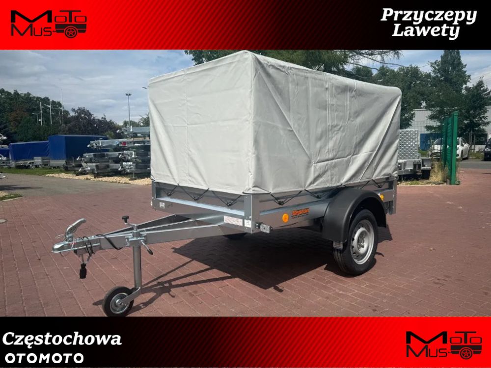 Neptun Przyczepa Neptun  N7-202 PTS 202x125x30 ze stelażem i plandeką 80cm DOSTAWA HIT CENOWY! - 1