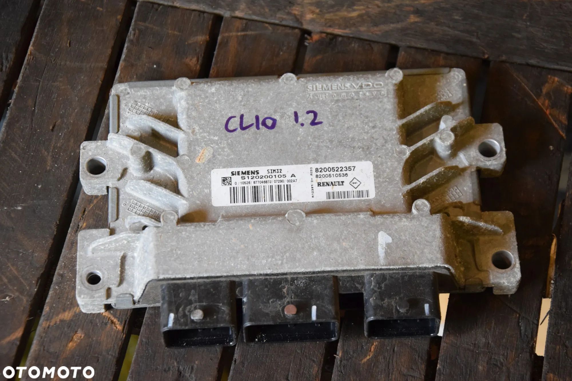 Renault Clio III 3 1.2 Sterownik komputer silnika 8200522357 S120200105A - 1
