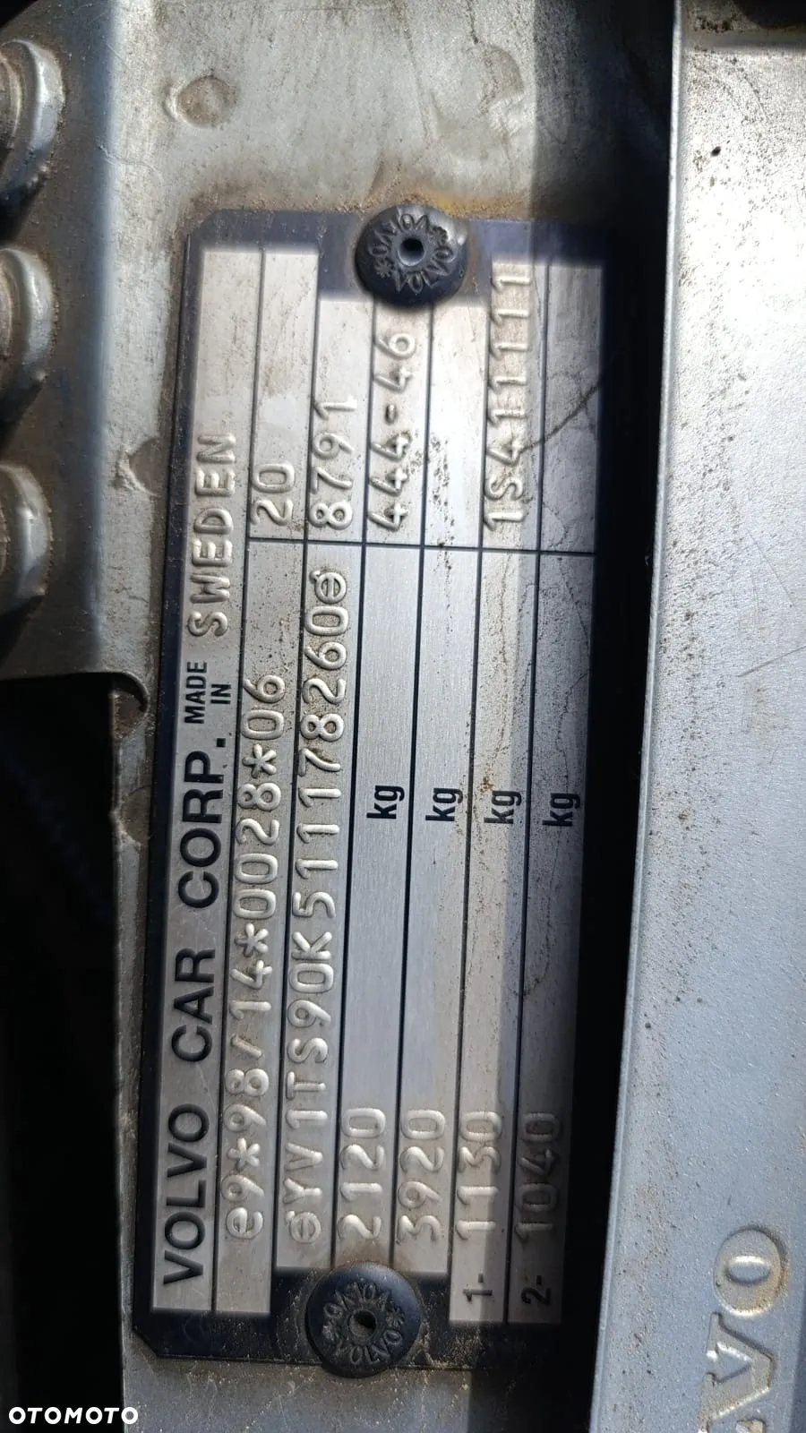 34566 volvo s80 I 2.8 R6 24V 272 km B6284T na części lakier 444-46 - 3