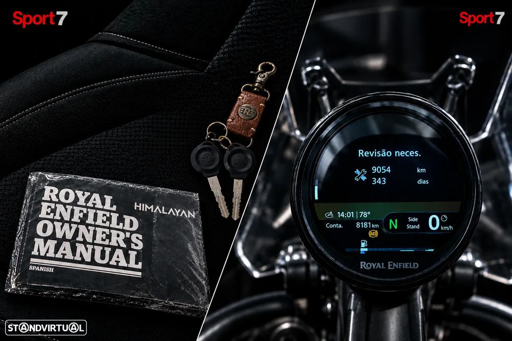 Royal Enfield Himalayan 450 Kamet White (Tubless) com Malas Laterais - 8