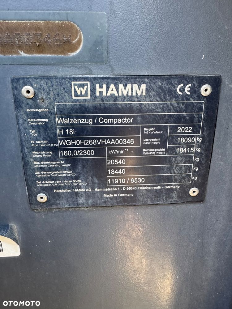 Hamm H 18 i Super Stan Walec - 8