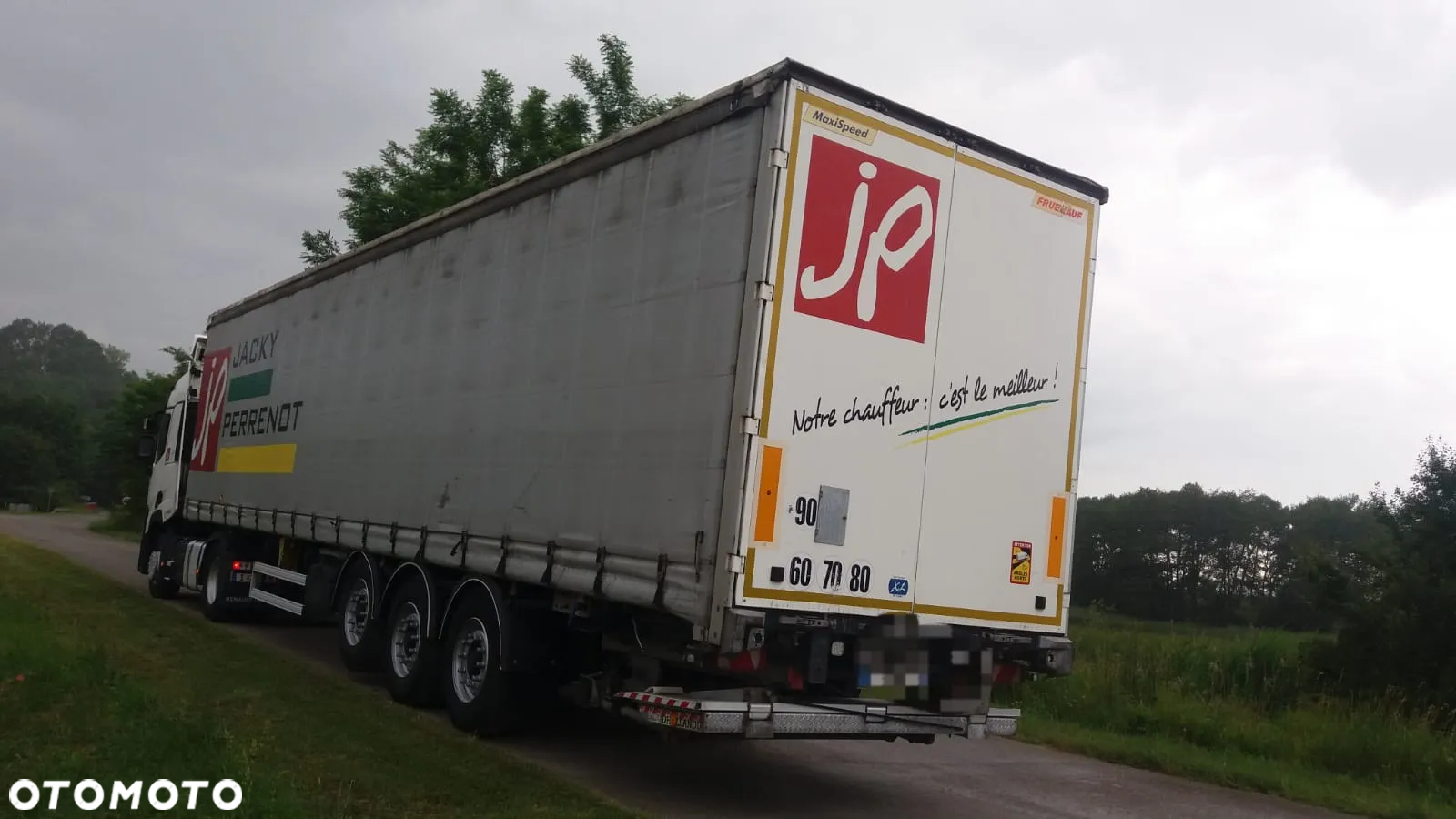 Fruehauf Firanka/ mocna podłoga/ winda / oś podnoszona - 5