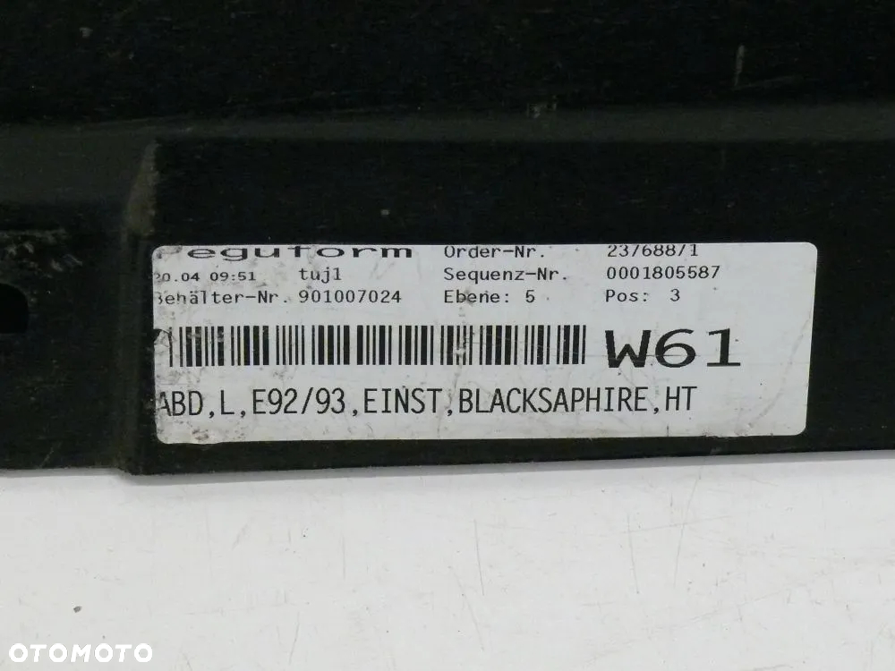 LISTWA PROGOWA LEWA BMW 3 E92 E93 - 2
