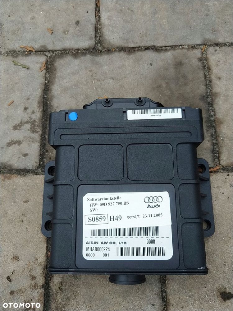 audi q7 4l sterownik moduł skrzyni 09d927750bs - 1