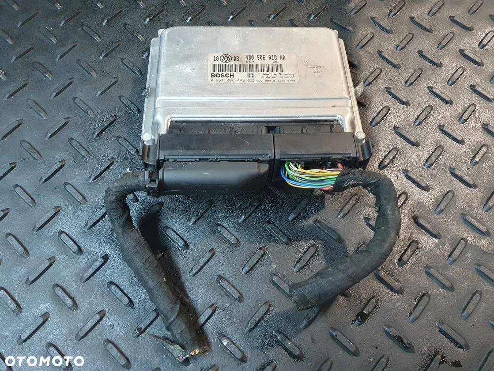 Sterownik Silnika Audi A6 C5 VW Passat B5 1.8T 4B0906018AA 0261206449 + WTYCZKI INSTALACJA - 1