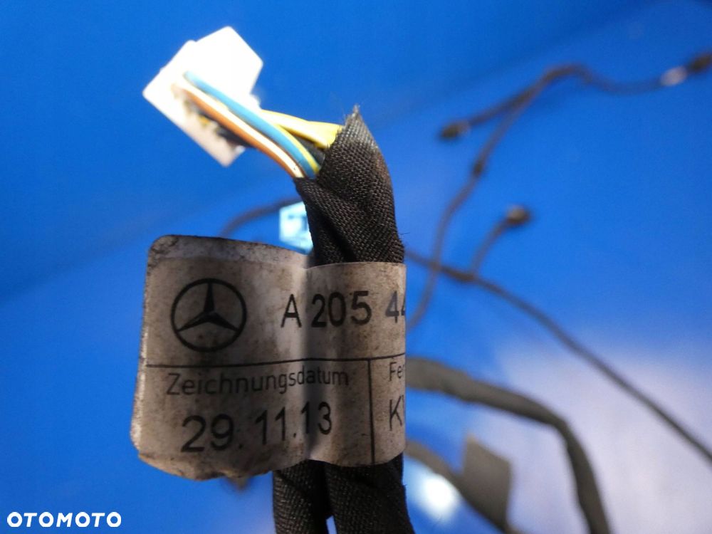 MERCEDES C KLASA W205 WIĄZKA CZUJNIKÓW PARKOWANIA PDC ZDERZAKA TYŁ TYLNA - 4