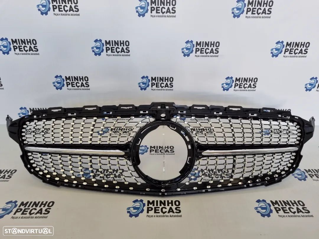 Grelha Frontal Mercedes C (W205) Diamond Facelift C/ Câmera - 1