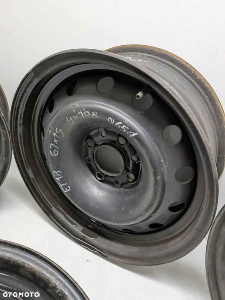 Felgi stalowe R15 4x108 ET:18 Citroen - 8