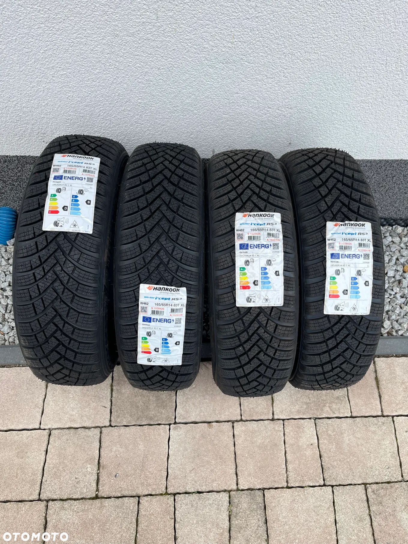 4 Opony zimowe Hankook 165 65 14 - 1