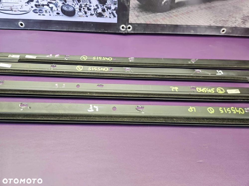 Listwa Listwy Zgarniajace Szyb Szyby Chrom Chromowane AUDI A6 C6 Sedan Kombi - 37