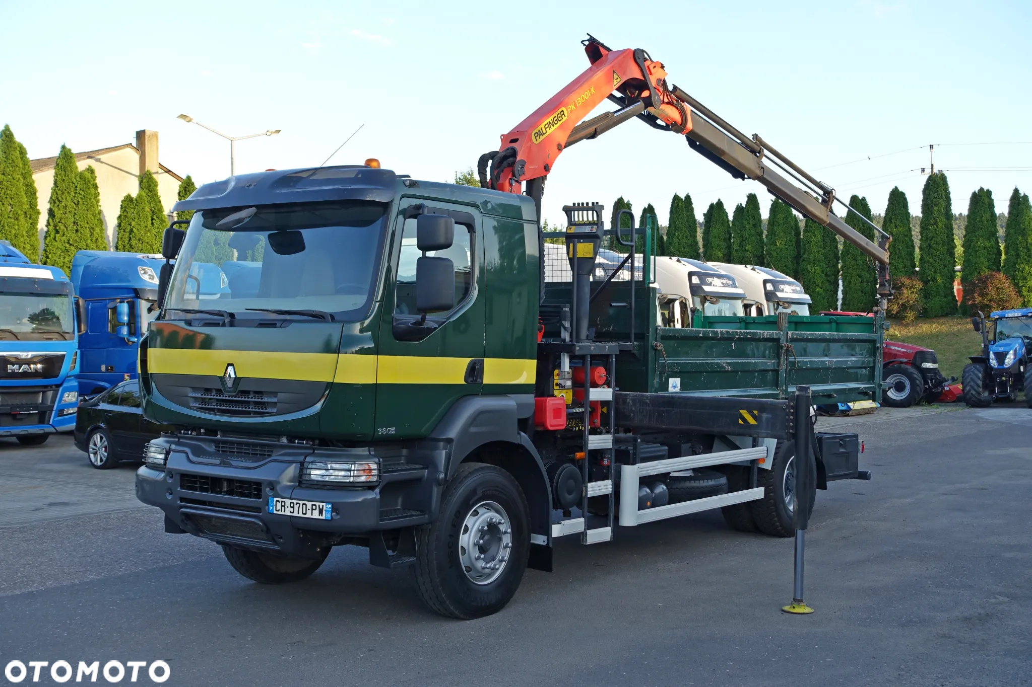 Renault KERAX 380 DXI / 2013R / WYWROTKA+HDS PALFINGER PK 13001K / NOWE OPONY / ROTATOR / ŁYŻKA / HAK / EURO 5 / SUPER STAN - 4