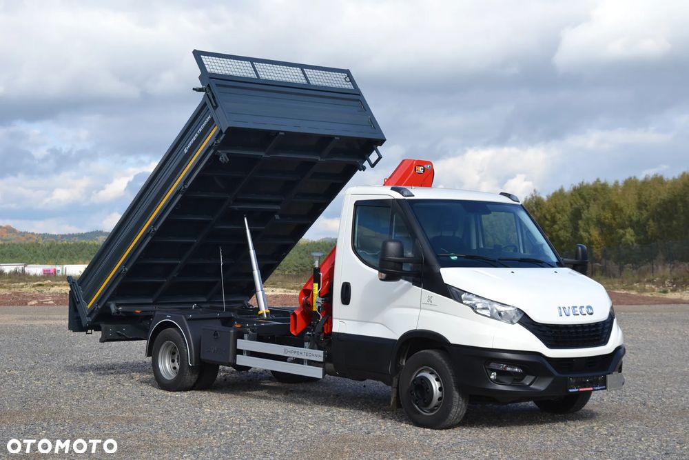 Iveco Daily 72C18 Nowy 3-stronny wywrot żuraw HDS HC60A2 Wywrotka Kiper HDS Niski przebieg - 4