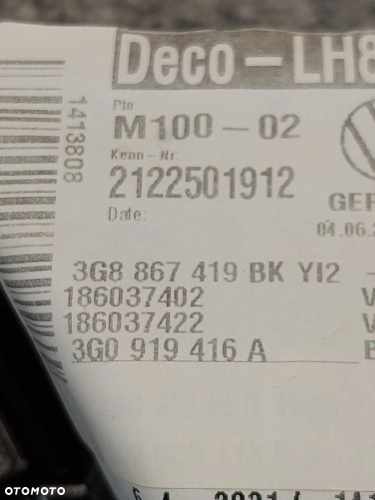 Zestaw nagłośnienia VW Arteon 2023 Harman Kardon FULL - 18