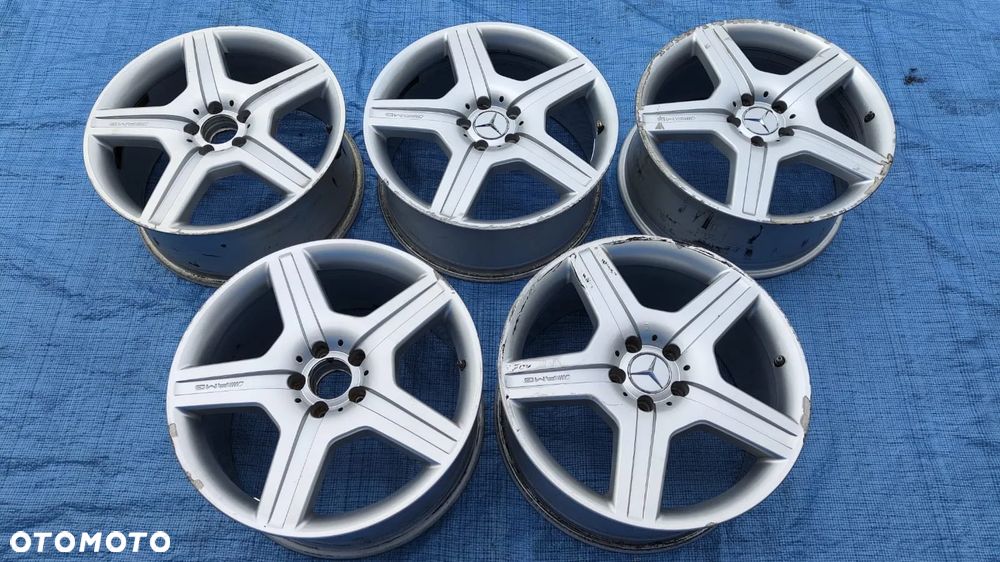 FELGA AMG ALUFELGA CZUJNIK 8.5J 9.5J 19 ET43 ORYGINAŁ A2214012602 A2214012702 A0045429818 MERCEDES S-KLASA W221 CL W216 - 2
