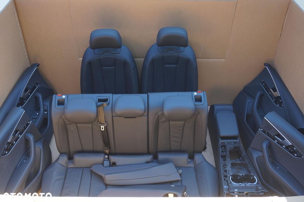 FOTELE KANAPA BOCZKI TUNEL AUDI A4 B9 8W SEDAN SKÓRA GRZANE NOWE - 12