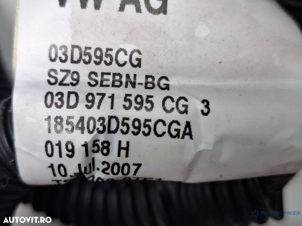 Instalatie electrica motor SKODA FABIA II 542 2006 - 2014 1.2 1.2 BBM, CHFA 03D971595CG , 03D595CG - 3