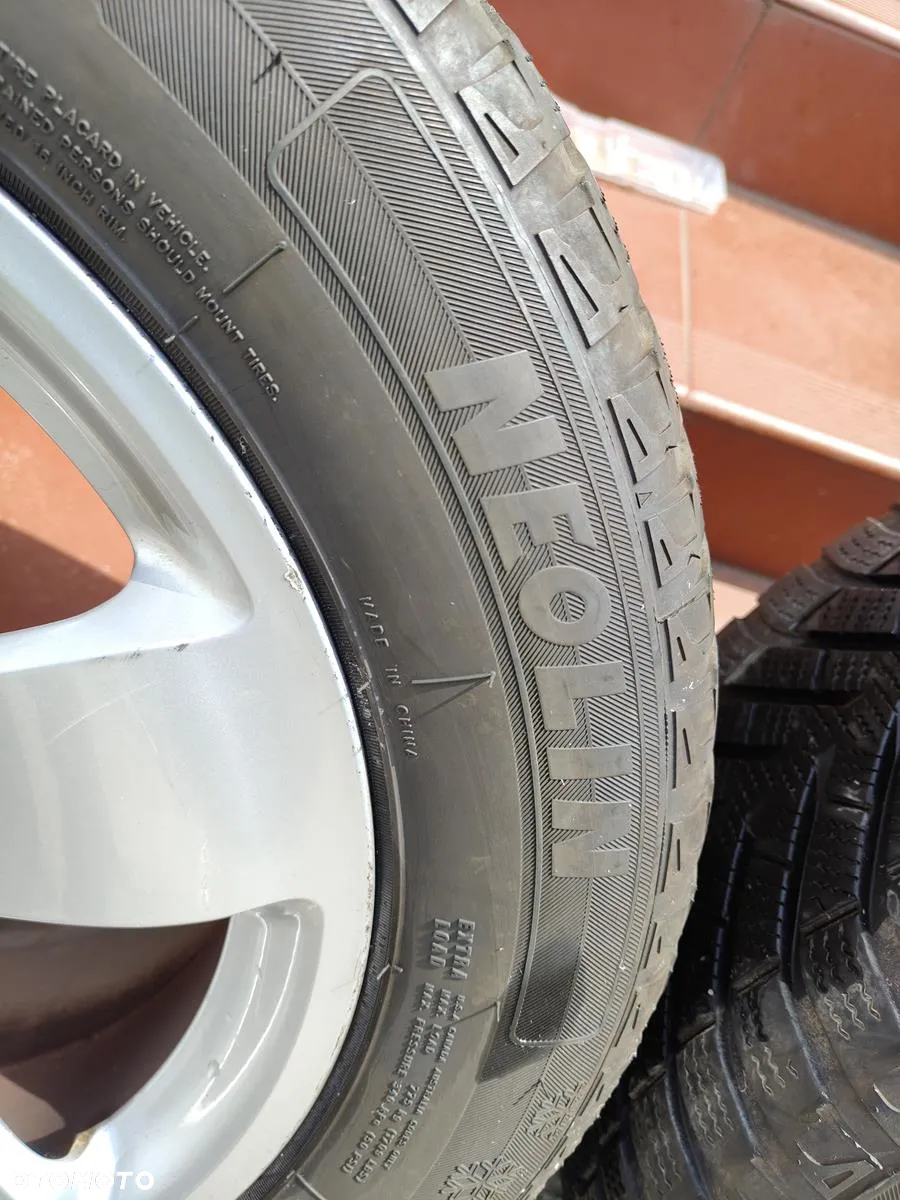 MERCEDES W211 VITO FELGI Aluminiowe Koła 16 5X112 +opony zimowe z 2023 roku - 17