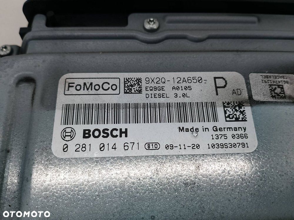 KOMPUTER, STEROWNIK JAGUAR XF X250 9X2Q-12A650-P 3.0 - 2