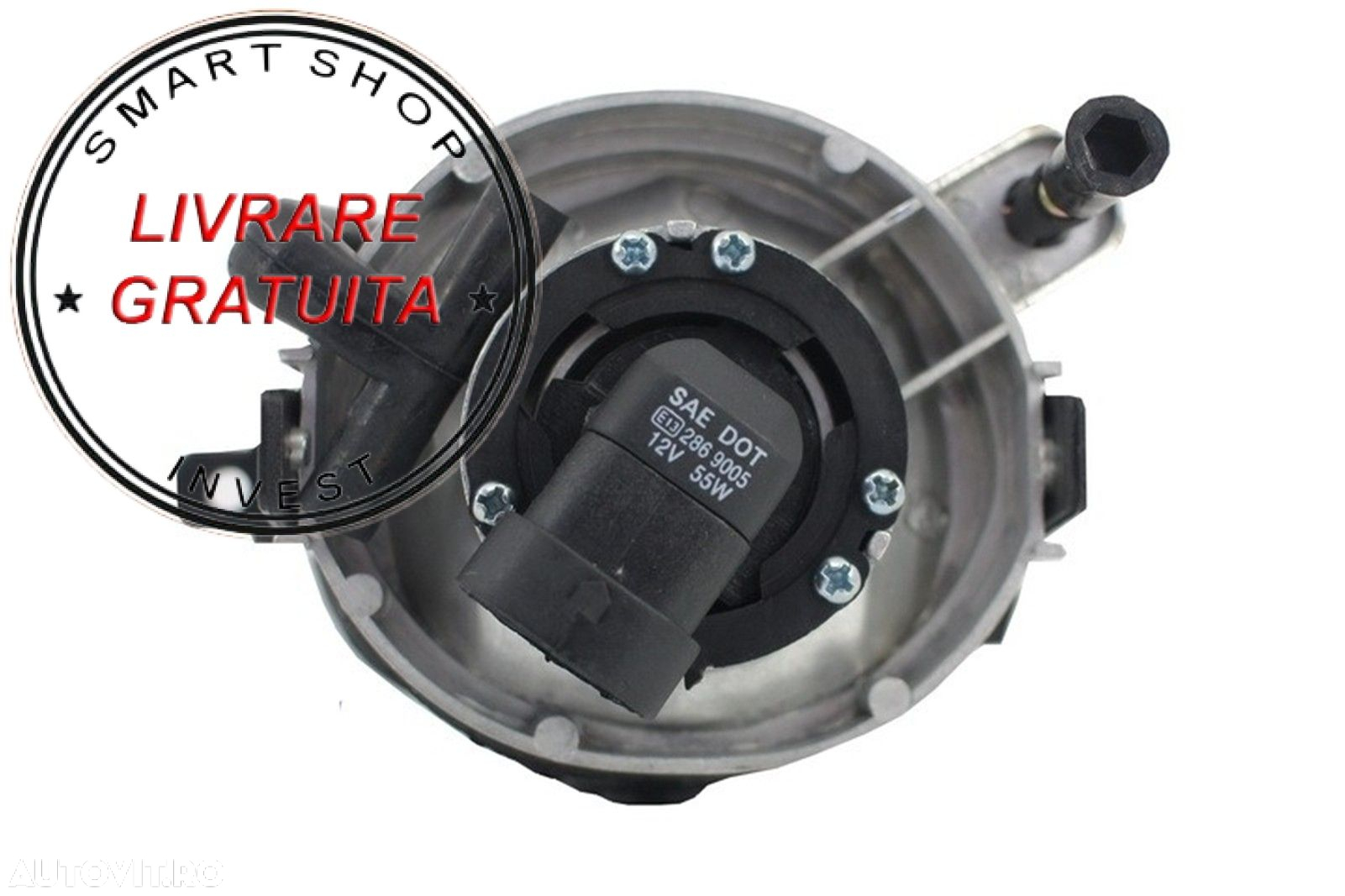 Bara Fata BMW E39 Seria 5 (1995-2003) cu Proiectoare Lumini de Ceata si Grile Cent- livrare gratuita - 10