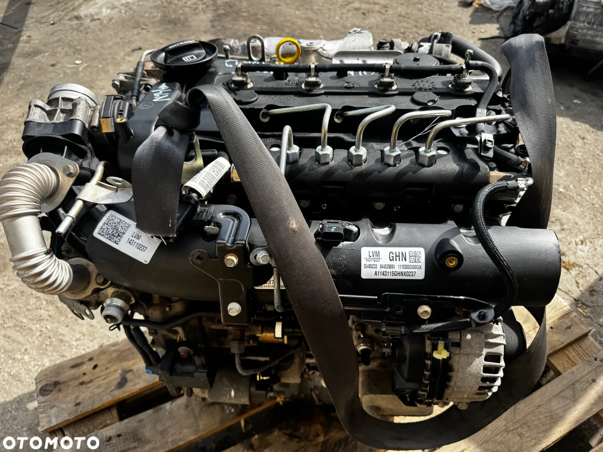 silnik b16dtl lvm 1.6 cdti astra kompletny 133 tys - 11