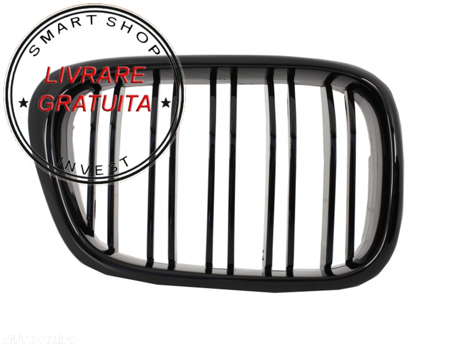 Bara Fata BMW E39 Seria 5 (1995-2003) cu Proiectoare Lumini de Ceata si Grile Cent- livrare gratuita - 6