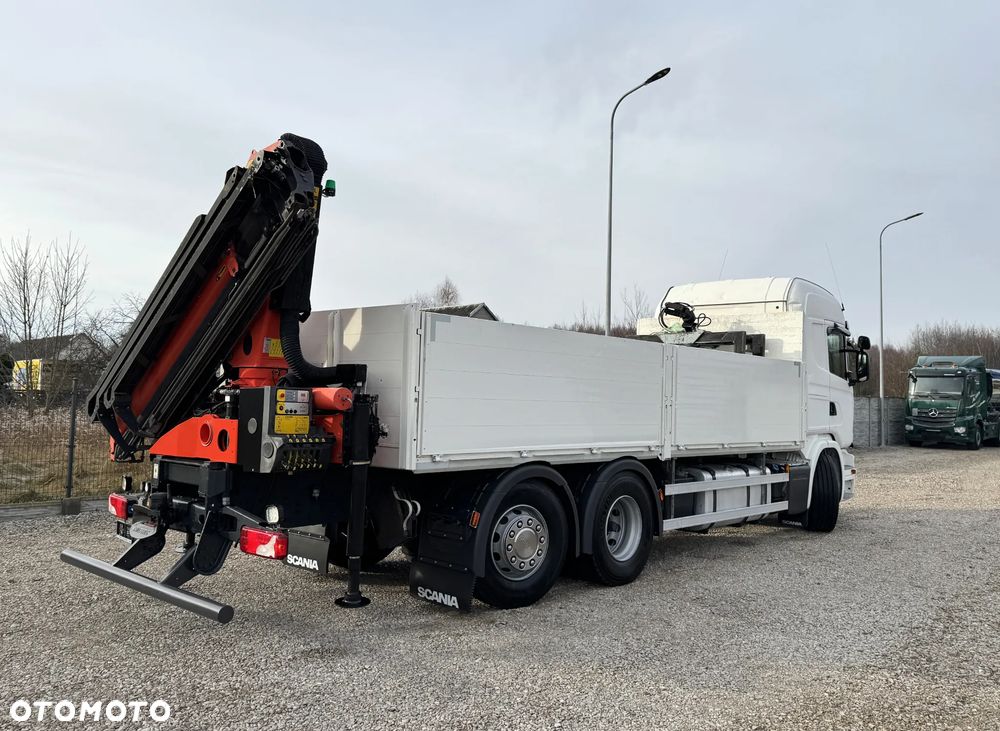 Scania G450, 6x2, SKRZYNIA + HDS - PALFINGER 18002 EH, - 6